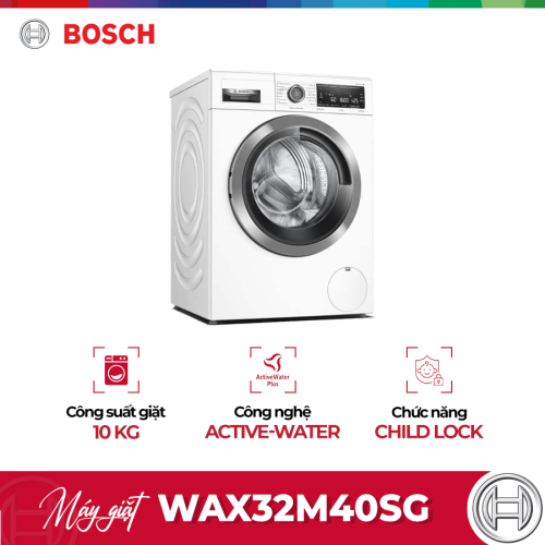 Máy giặt quần áo Bosch WAX32M40SG