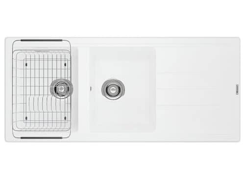 Chậu rửa bát Konox Granite Sink Phoenix 1160 – White Silver
