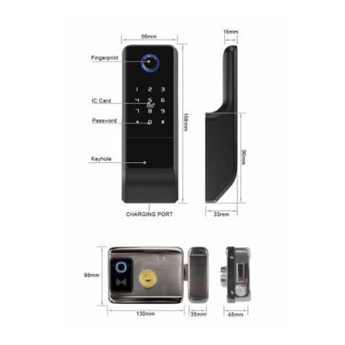 Khóa điện tử thông minh Giovani GSL-W611MD 3 Khóa điện tử thông minh Giovani GSL-W611MD