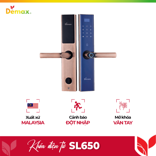 Khóa cửa điện tử Demax SL650