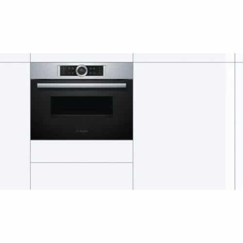 Thiết kế lò nướng kết hợp vi sóng Bosch CMG633BS1B
