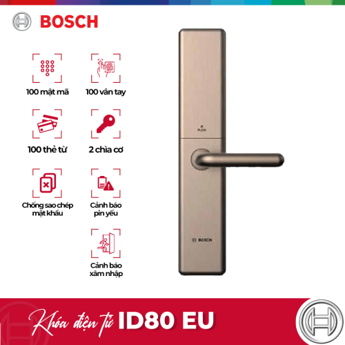 Khóa cửa điện tử Bosch ID80 EU