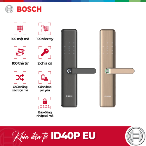 Khóa cửa điện tử BOSCH ID40P EU