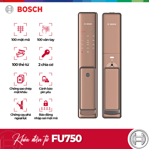 Khóa cửa điện tử Bosch FU750