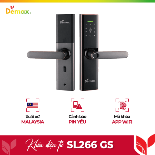 Khóa cửa điện tử Demax SL266 GS