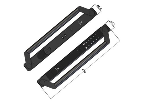 Khóa cửa đại sảnh biệt thự nhận diện khuôn mặt Demax SL908 GS Lux App Wifi 3 sl908 gs lux app wifi 1