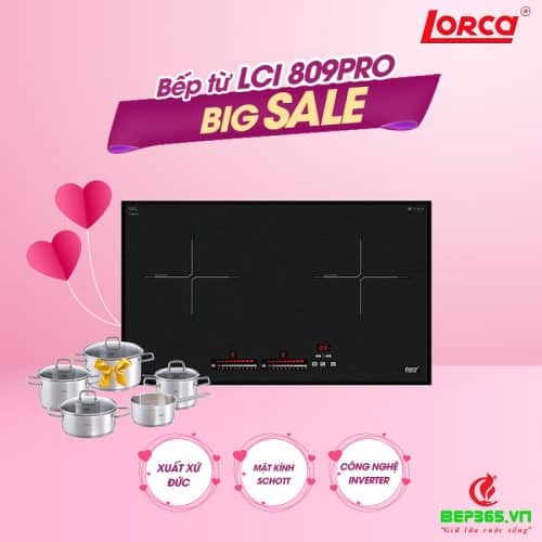 Bếp từ đôi Lorca LCI-809 PRO