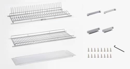 Giá úp bát đĩa Hafele 544.06.026 inox 304 cho tủ rộng 800mm