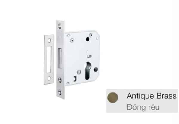 Kích thước của Thân khóa chốt chết Hafele màu đồng rêu 911.22.881 Kích thước của Thân khóa chốt chết Hafele màu đồng rêu 911.22.881