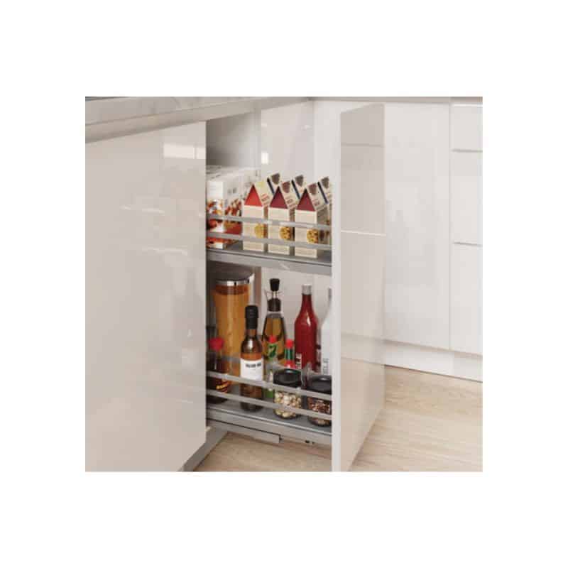 Bộ rổ gia vị Hafele Omero 549.20.825 400mm Bộ rổ gia vị Hafele Omero 549.20.825 400mm