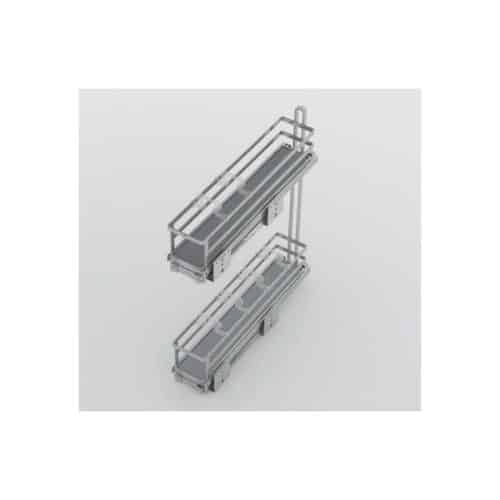 Bộ rổ gia vị Hafele Omero 549.20.891 200mm (trái) 3 Bộ rổ gia vị Hafele Omero 549.20.891 200mm (trái)