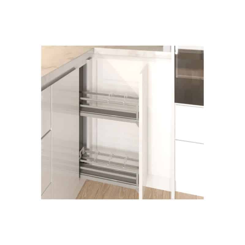 Bộ rổ gia vị Hafele Omero 549.20.891 200mm (trái) Bộ rổ gia vị Hafele Omero 549.20.891 200mm (trái)
