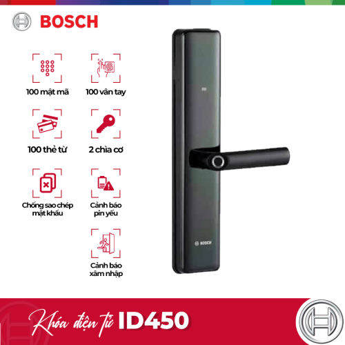 Khóa cửa điện tử Bosch ID450