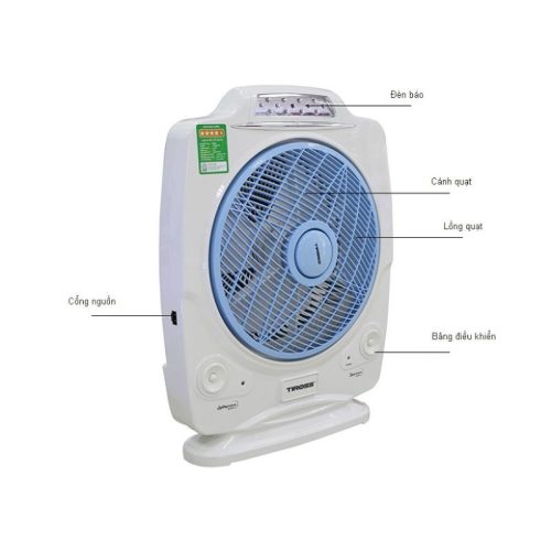 Quạt tích điện Tiross TS917 3 thong so quat tich dien tiross ts917