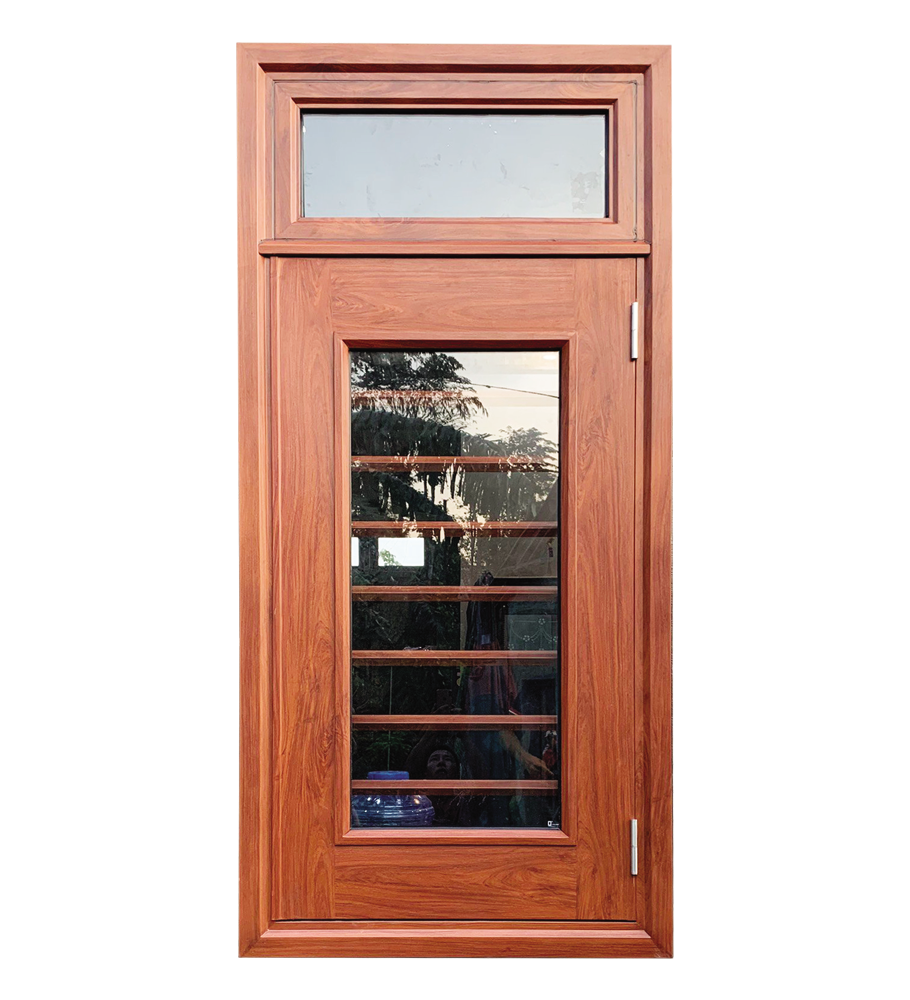 Cửa sổ thép vân gỗ CS1-K.K