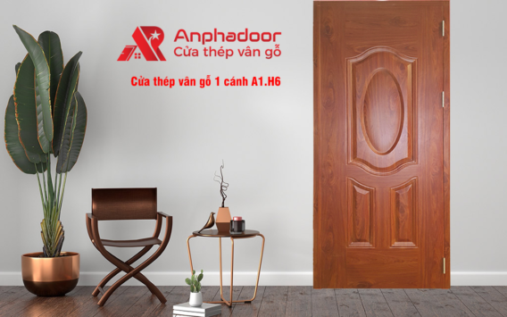 Đặc tính nổi bật cửa thép vân gỗ 1 cánh A1.H6