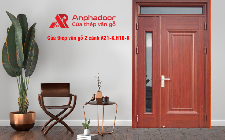 Đặc tính nổi bật cửa thép vân gỗ 2 cánh A21-K.H10-K