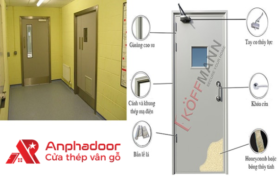 cửa chống cháy được khuyến cáo sử dụng trong các công trình Anphadoor