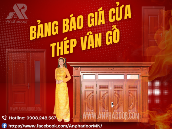 Bảng Báo Giá Cửa Thép Vân Gỗ