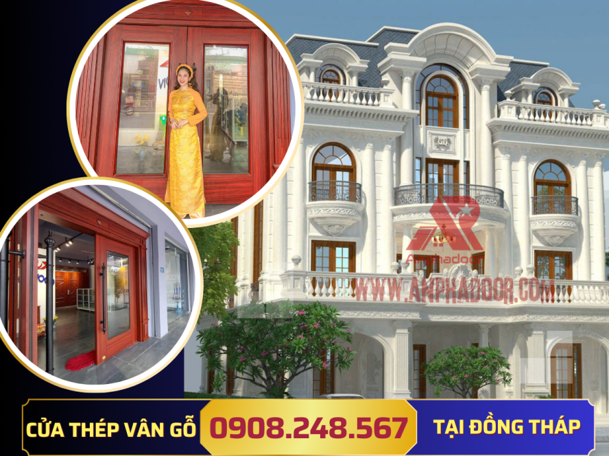 Cửa Thép Vân Gỗ Đồng Tháp Cửa Thép Vân Gỗ Đồng Tháp
