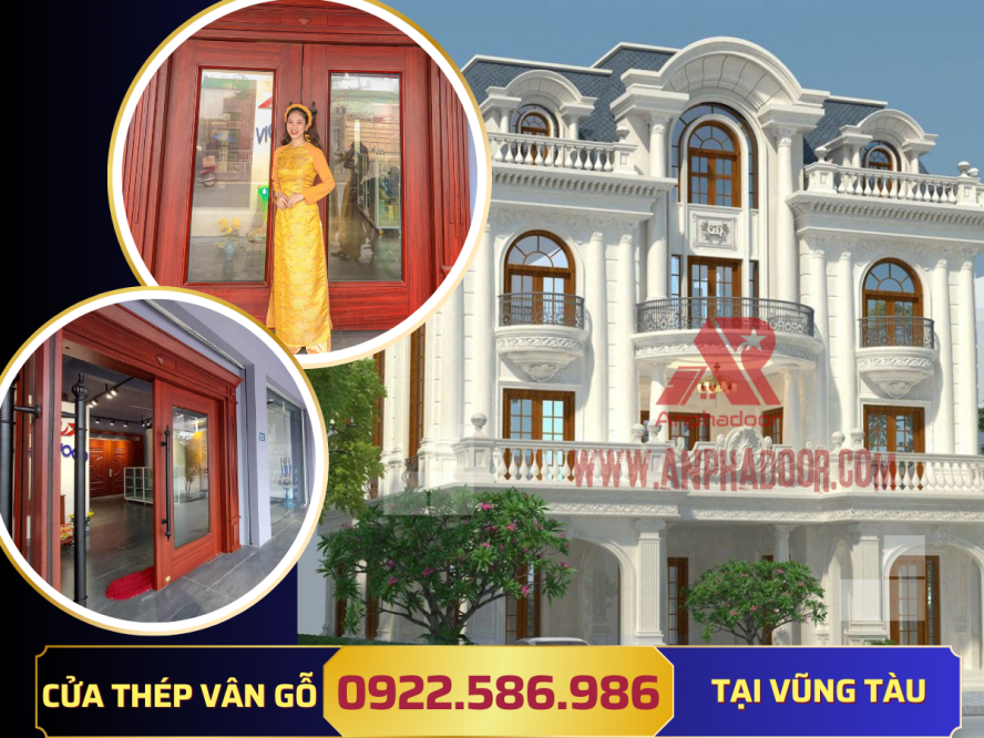 Cửa Thép Vân Gỗ Bà Rịa – Vũng Tàu