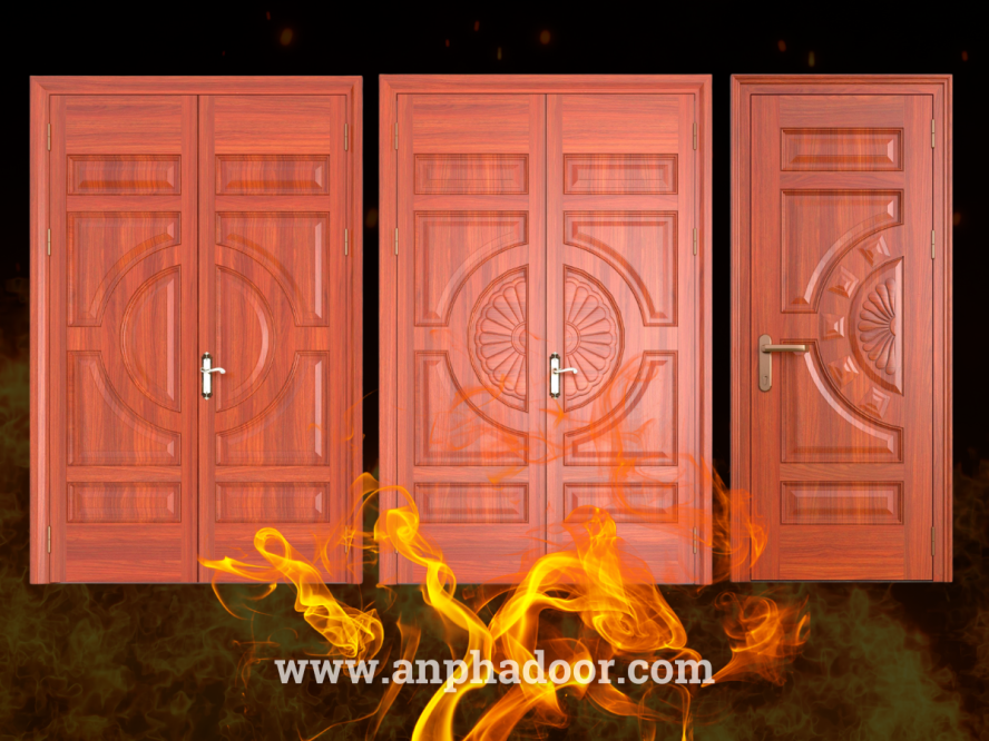 Cửa Thép Vân Gỗ Chống Cháy Cửa Thép Vân Gỗ Chống Cháy