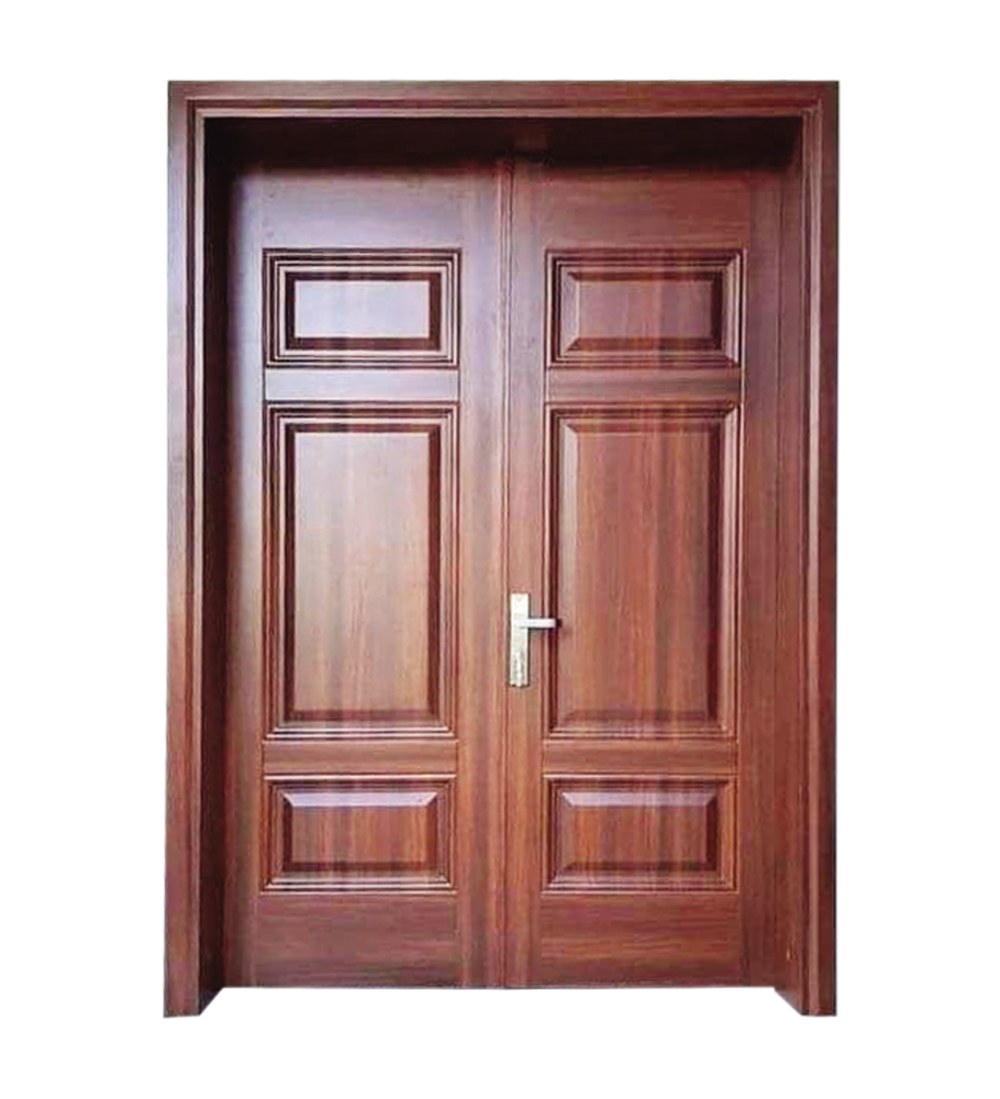 Cửa thép vân gỗ 2 cánh A22.H1