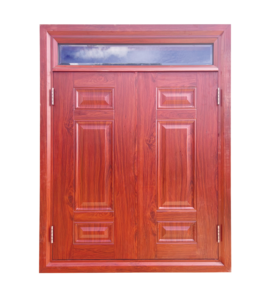 Cửa sổ thép vân gỗ CS2-K.CS1