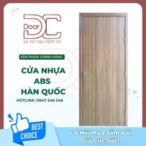 Cửa Nhựa ABS Hàn Quốc DC24.ABS-101F.K1129