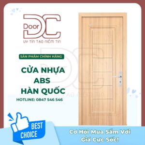 Cửa Nhựa ABS Hàn Quốc DC24.ABS-102.FZ805