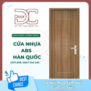 Cửa Nhựa ABS Hàn Quốc DC24.ABS-102.K1129-2
