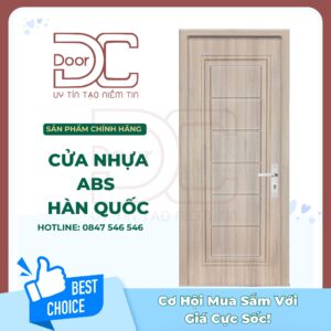 Cửa Nhựa ABS Hàn Quốc DC24.ABS-102.K1129