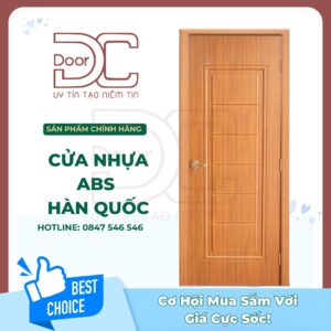 Cửa Nhựa ABS Hàn Quốc DC24.ABS-102.M8707