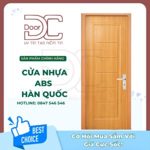 Cửa Nhựa ABS Hàn Quốc DC24.ABS-102.M8708