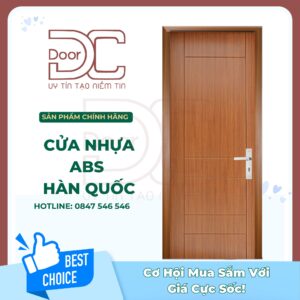 Cửa Nhựa ABS Hàn Quốc DC24.ABS-104.W0901