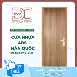 Cửa Nhựa ABS Hàn Quốc DC24.ABS-105.K1129