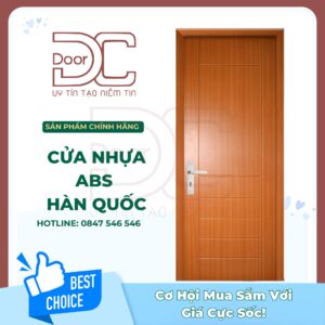 Cửa Nhựa ABS Hàn Quốc DC24.ABS-105.MT104