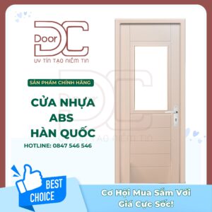 Cửa Nhựa ABS Hàn Quốc DC24.ABS-105A.K5300
