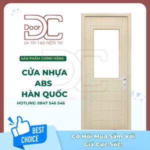 Cửa Nhựa ABS Hàn Quốc DC24.ABS-105A.MQ808
