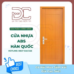 Cửa Nhựa ABS Hàn Quốc DC24.ABS-105M8707