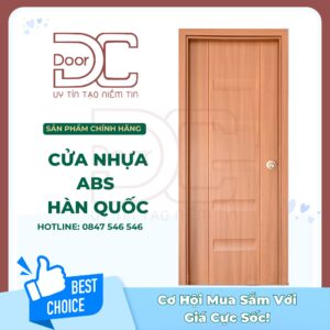 Cửa Nhựa ABS Hàn Quốc DC24.ABS-110.M8707