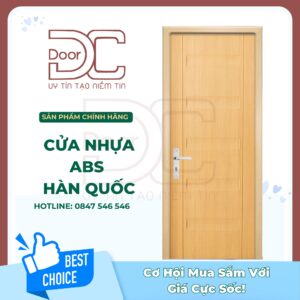Cửa Nhựa ABS Hàn Quốc DC24.ABS-110.MQ808