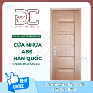 Cửa Nhựa ABS Hàn Quốc DC24.ABS-110.MT104