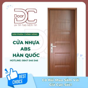 Cửa Nhựa ABS Hàn Quốc DC24.ABS-110.W0901