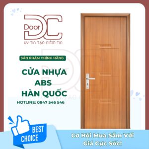Cửa Nhựa ABS Hàn Quốc DC24.ABS-111.M8707