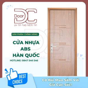 Cửa Nhựa ABS Hàn Quốc DC24.ABS-111.W0901-2
