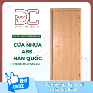 Cửa Nhựa ABS Hàn Quốc DC24.ABS-116.FZ805-2