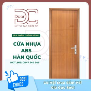 Cửa Nhựa ABS Hàn Quốc DC24.ABS-116.M8707