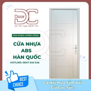 Cửa Nhựa ABS Hàn Quốc DC24.ABS-118.K5300-2