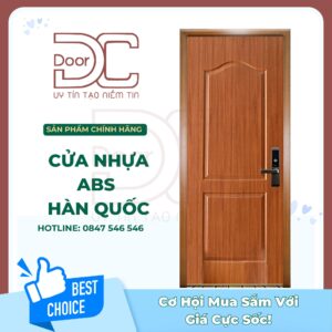 Cửa Nhựa ABS Hàn Quốc DC24.ABS-120.M8707-2